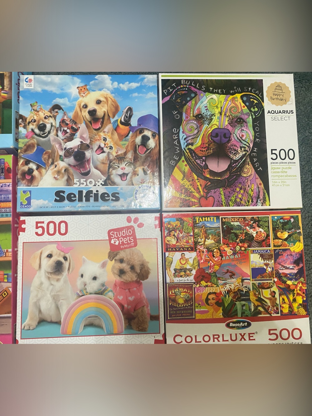 FOUR- 500-Piece Jigsaw Puzzle